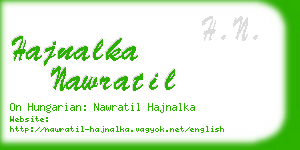 hajnalka nawratil business card